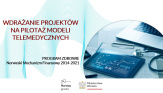 Szkolenie dla beneficjentów projektów pilotaży telemedycznych